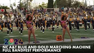 NC A&T Blue and Gold Marching Machine | 2024 Bandfest Show 3 - FULL SHOW