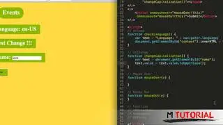 Tutorial JavaScript for beginners #48   Actions on Events # M Tutorial