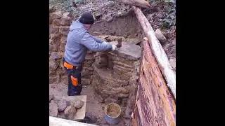 I Built and Lived In My Winter Log Cabin Dugout Bushcraft Shelter for 2 months and 12 Day's