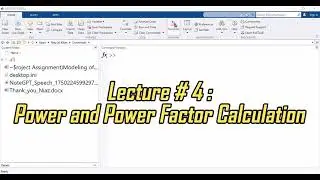 Lecture 4: Half-Wave Diode Rectifier Simulation Part 3