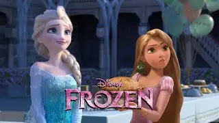 Rapunzel and Elsa take care of Anna's cake | Frozen 3 [Tangled Fanmade Scene]
