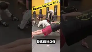 Dads vs Kids! Push-up competition at Reveal Haslet #taekwondo #martialarts #karate #tkd #blackbelt