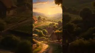 Morning view No Words, Just Pure Peace #ARHeritage #ytshorts #village #ai  #shortvideo