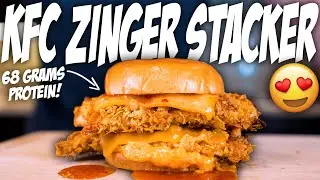 ANABOLIC KFC ZINGER STACKER | Простой рецепт для бодибилдинга с высоким содержанием белка!