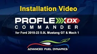 Advanced Fuel Dynamics ProFlex DX for 2018-23 5.0L Mustang GT and Mach 1 Installation Video