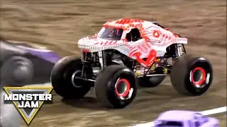 ThunderROARus Drop Forward Momentum Backflip 💥 | 2023 Monster Jam Superstar Challenge | Monster Jam