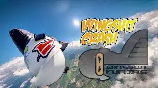 Skydive Wingsuit Jungle slot flight fail - crash
