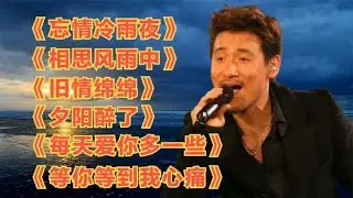 张学友经典《忘情冷雨夜》《每天爱你多一些》《等你等到我心痛》