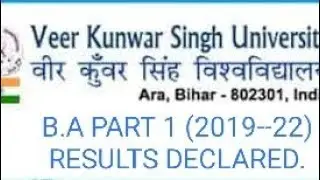 VKSU-BA PART 1 (2019--22) RESULTS DECLARED 👆👆👆 DOWNLOAD PDF
