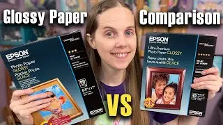 Сравнение глянцевой бумаги Epson: сверхкачественная глянцевая бумага против глянцевой фотобумаги.