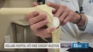 Holland Hospital orthopedic surgeon hits a major robotic surgery milestone