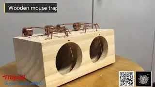 EPA Humane Multi Catch Wooden Hole Rat Rodent Control Killer Mouse Trap