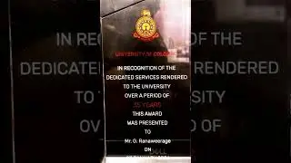 Long Service Award Ceremony University of Colombo - 2026