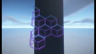 Building Cyber-Punk Style Tower From Memory (I Forgot to Bring Reference Images)『Minecraft』