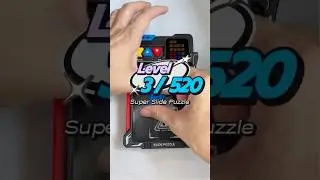 Super Slide Puzzle Level 3/520 Challenge | Travel Game | Brainteaser #viralshorts #brainteaser