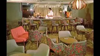 Vintage Howard Johnson's Motel Omaha Nebraska 1950's Hotel Midcentury Modern Interior Design Retro