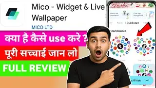 Mico app kaise use kare | Mico app se wallpaper kaise lagaye | Mico Widget & LiveWallpaper