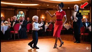 Billionaire Father Watches Black Waitress Let His Disabled Son Lead a Dance
