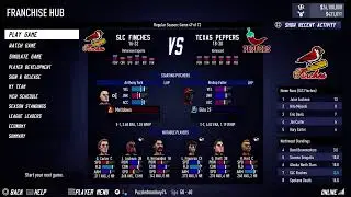 Super Mega Baseball 4! Season 1 Ep 38,   game 48.   All logos Created by me complete custom league
