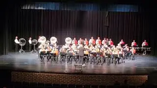 Elida High School Marching Band performs 