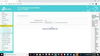 How to enable Remote Management on TP link router