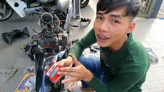 motor kesayangan bamii tukar coverset 135lc? enjin pecah serius la?