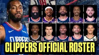L.A. Clippers OFFICIAL ROSTER! Lumalim bigla ang bench ng Clippers!