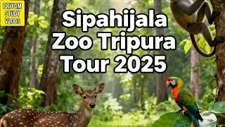 Sipahijala Zoo Tripura 🐅 | Full Zoo Tour 2025 | Tripura Vlog | Tripura Tourism🌟🐯