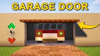 Simple Garage Door Design in Minecraft 1.21.11 (No Commands)
