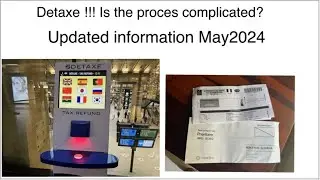 THIS IS HOW To CLAIM YOUR TAX REFUND IN PARIS AIRPORT !! SHOWING STEP BY STEP PROCESS !! May 2024