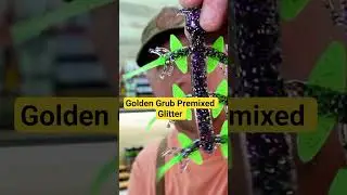 Golden Grub Premixed Glitter для рыбалки и изготовления наживок #рыба #рыбалка #краппи #басс