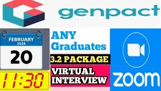 GENPACT RECRUITMENT  ||GENPACT JOBS 2024 || GENPACT VIRTUAL INTERVIEW || LATEST JOBS @thousandjobs