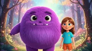 🌳💜 Knuffi, the Cuddle Monster &ndash; A soft and fun forest adventure! 🐾✨