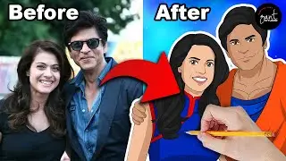 Sharukh khan - Prewedding gift ideas for bride in Gantstudio - Custom Anime Portrait