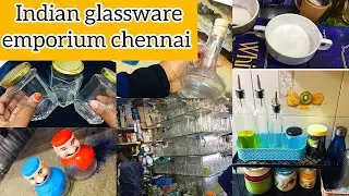 Indian glassware emporium house 2019| Indian glassware tour in tamil