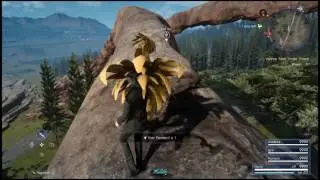 FINAL FANTASY XV Moogle Charm on Arch near Wiz Chocobo Post