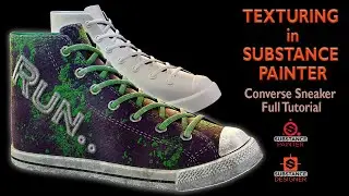 Converse Sneaker Texturing in Substance Painter & Designer