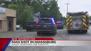 Man shot in Miamisburg, police searching for suspects
