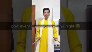 Every Chhapri on Dandiya Night 🤣🤡 #shorts #youtubeshorts #funny #comedy #relatable