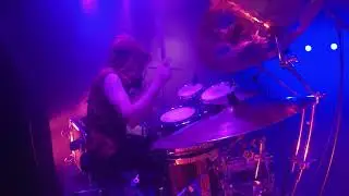 Menthor Drum cam - Enthroned - Tellum Scorpionis live @ Het Entrep&ocirc;t, Bruges, 2019.11.02