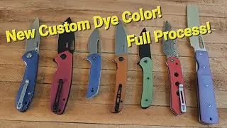 Full Custom Scale Dye Process #7! Sencut Brazoria in Orange!?
