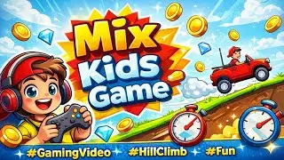 Hill Climb Racing 🔥 1 Minute Challenge | Full Speed Gameplay 🚗💨#HillClimbRacing#GamingVideo#Gameplay