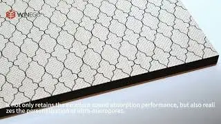 Super Micro-Perforated Acoustic Panel For Sound Absorption And Luxury Appeal