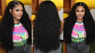 30 Inch Voluminous Curly Wig Install | BEST BOMB CURLY WIG🔥| WESTKISS HAIR
