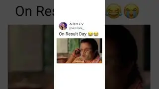 On Result Day 😂😭| Funny Video 😂| Instagram reel| Tweet Video| WhatsApp status