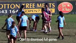 QSSRL 14-15 Girls  Final Day Rugby League Highlights