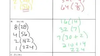 3rd grade number talk. doubling and halving