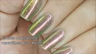 Esmalte Multichrome maravilhoso &Iacute;ris - Hits 💅✨ #unhas #nails