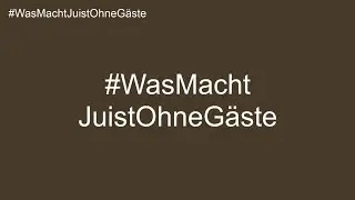 #WasMachtJuistOhneG&auml;ste - Abstand halten