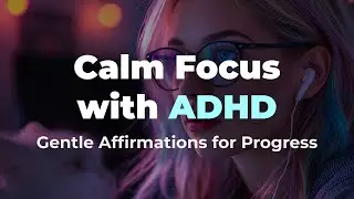Steady Work with Affirmations for ADHD Minds 🌿 Build Calm Focus, Confidence & Progress